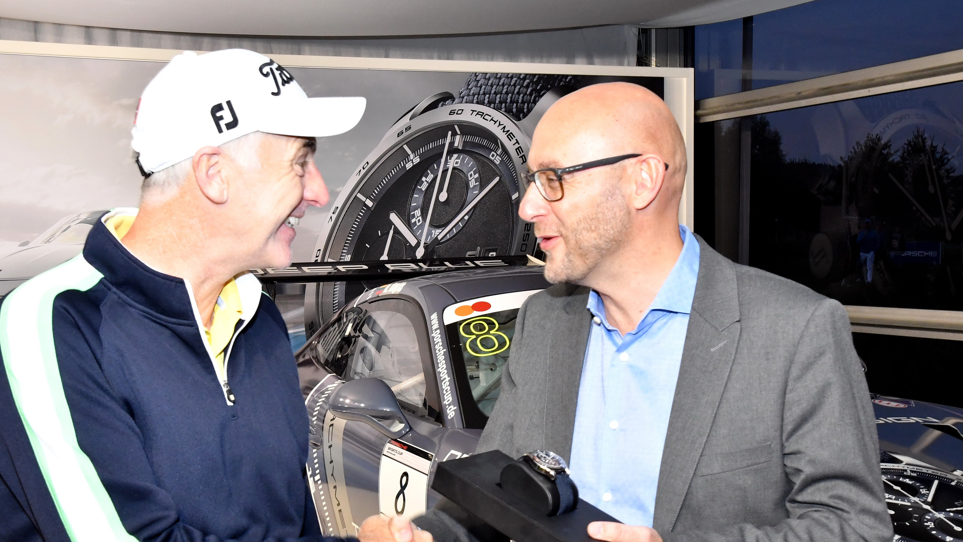 Porsche European Open 2016 Phillip Price hits a holeinone Porsche